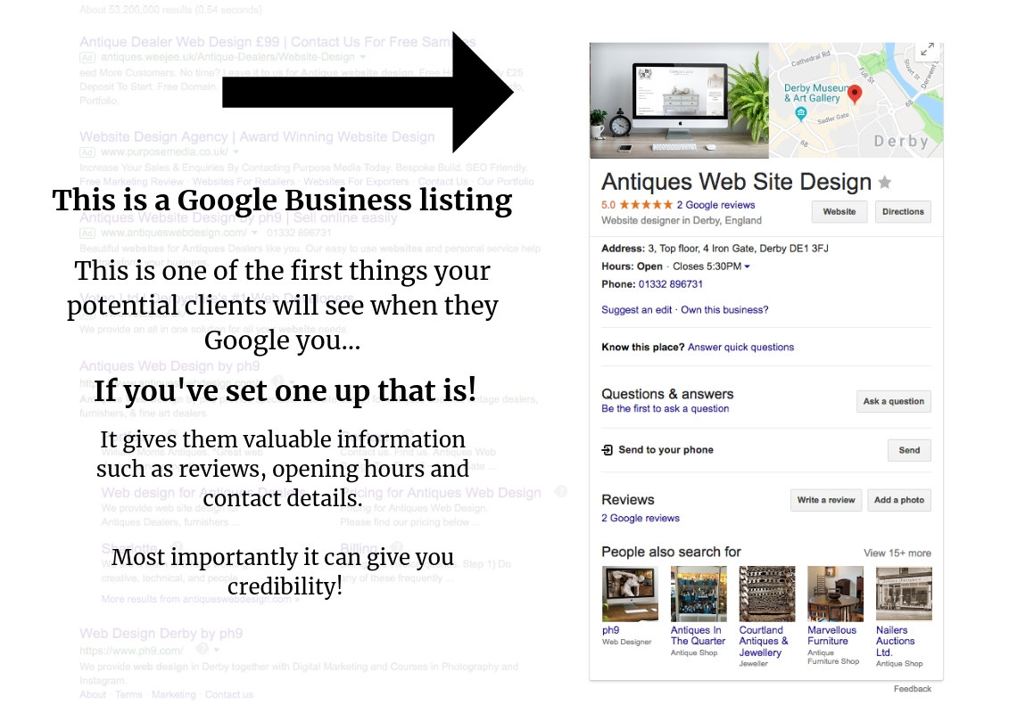 how to create a google business listing