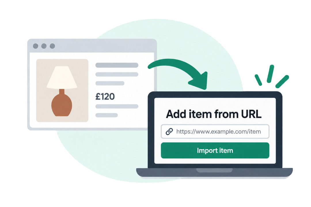 add item from url image