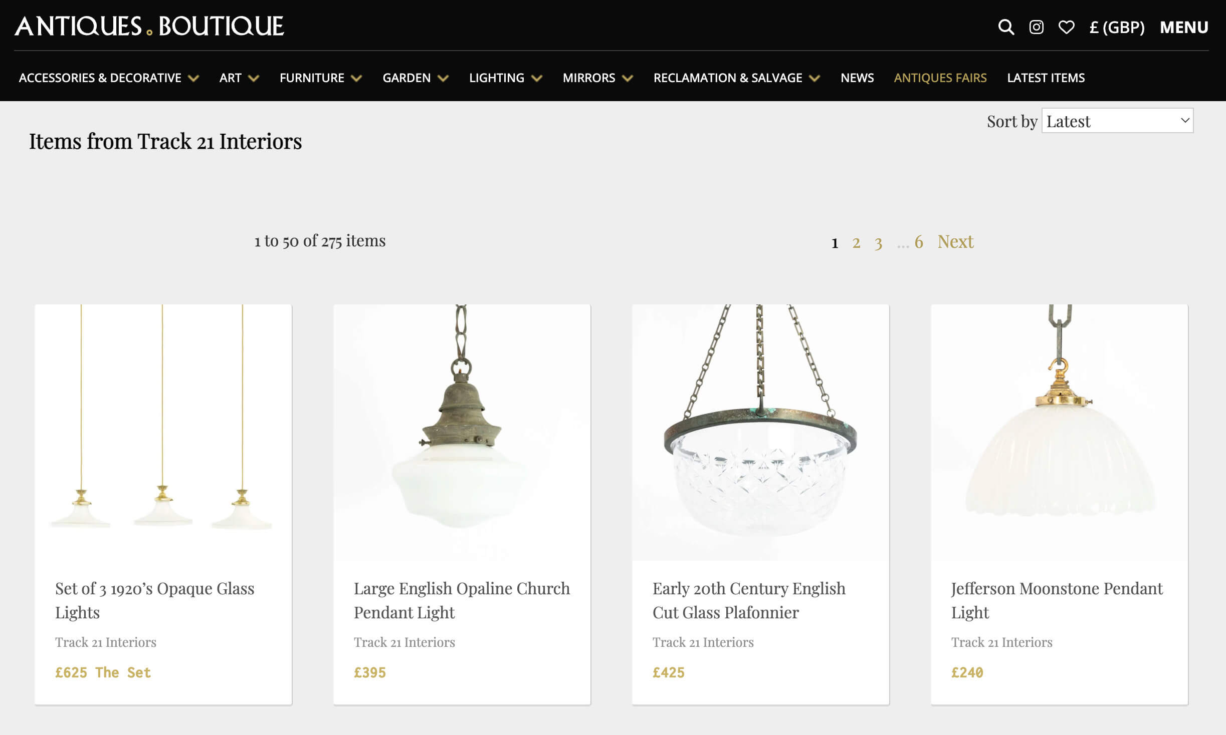 Antiques Boutique