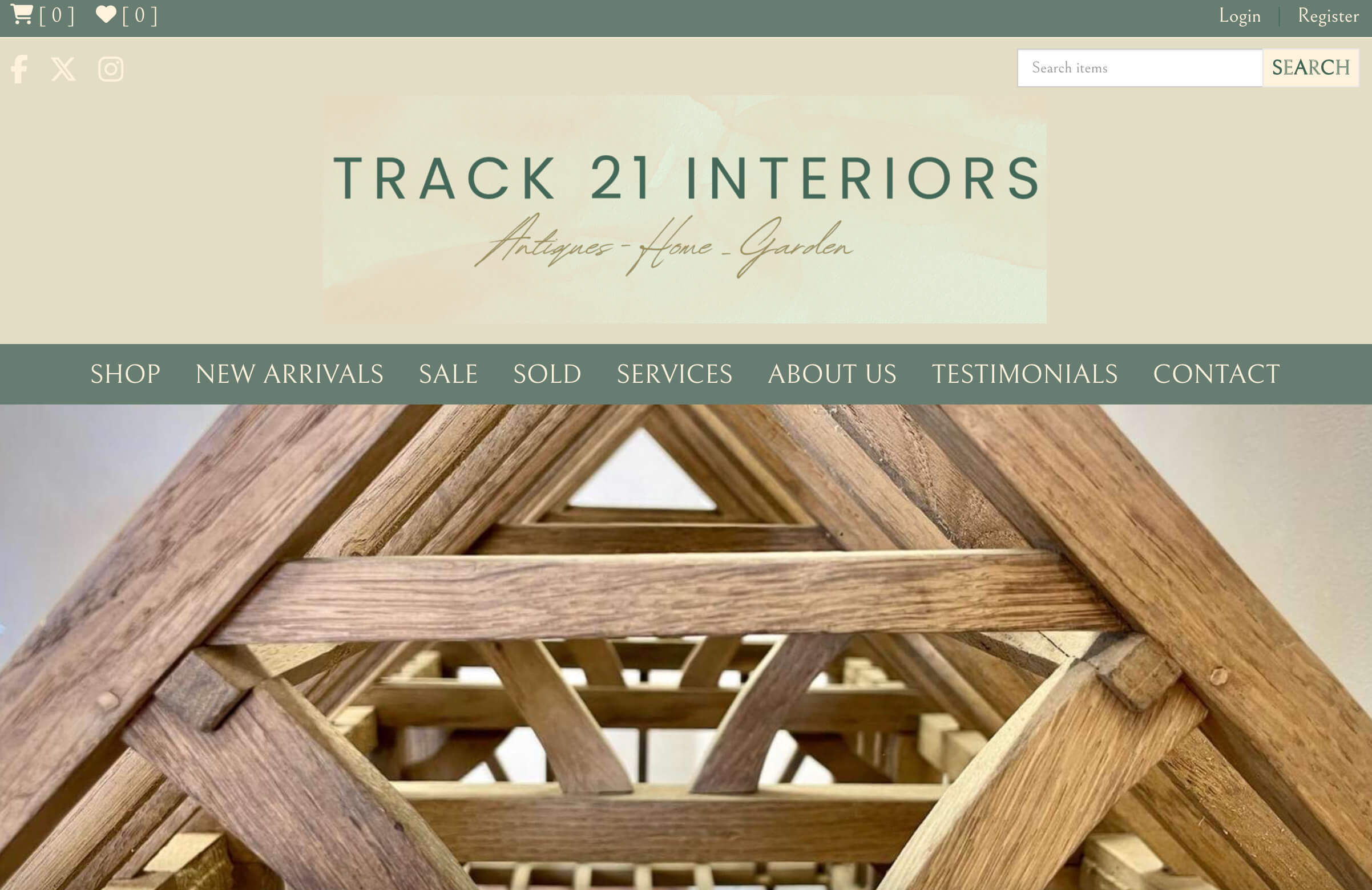 Track 21 Interiors website
