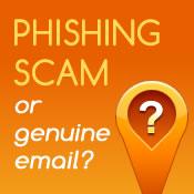 Phishing scams VS genuine emails; how to tell the difference