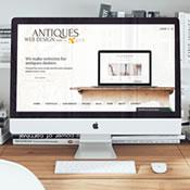 New website for Antiques Web Design by ph9